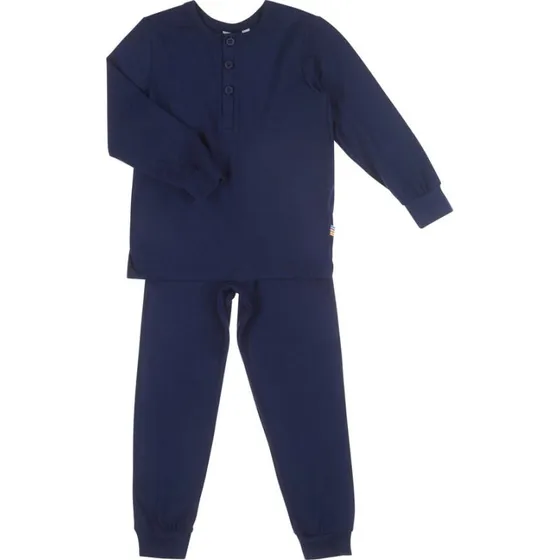 Joha Bambus Mørkeblå Pyjamas – 96% Økologisk