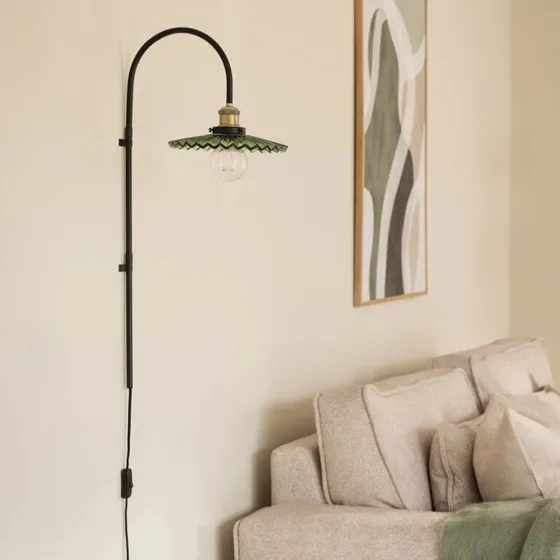 Globen Lighting Cobbler 75 vglampe grn glas