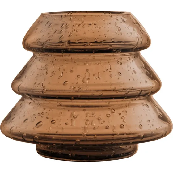 Globen Lighting Gran fyrfadsstage, brun 10 cm