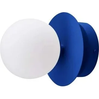 Globen Lighting Art Deco loftslampe IP44 blå/hvid