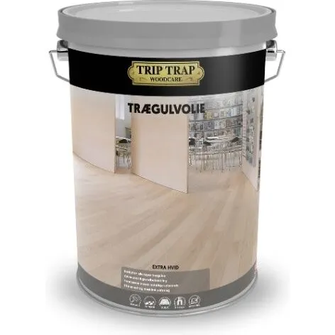 Trip Trap Trægulvolie Ekstra Hvid 1 L