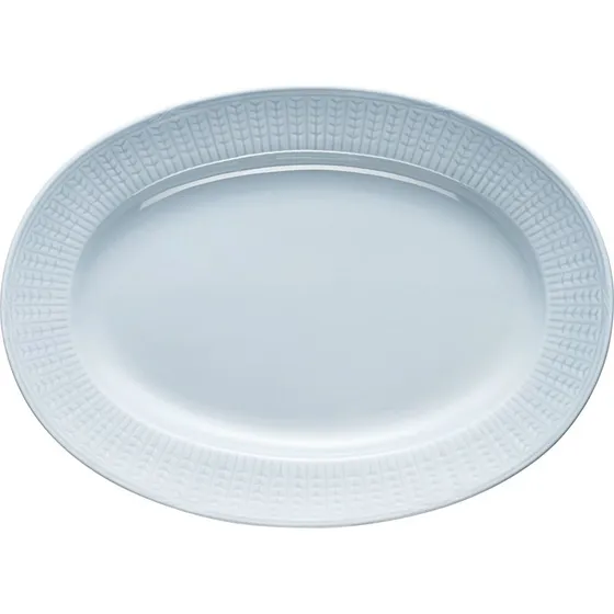 Rrstrand Swedish Grace ovalt fad 32 cm, is-blgr