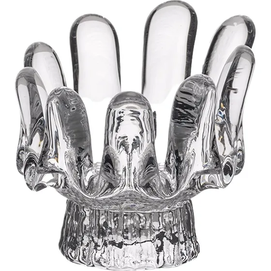 Kosta Boda Sunflower lysestage 92 mm klar