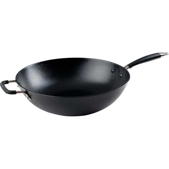 Ronneby Bruk Ultra Light wokpande i stbejern 34 cm