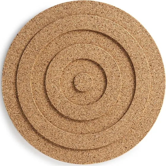 Born in Sweden Bordskner Circle 21 cm, kork natur