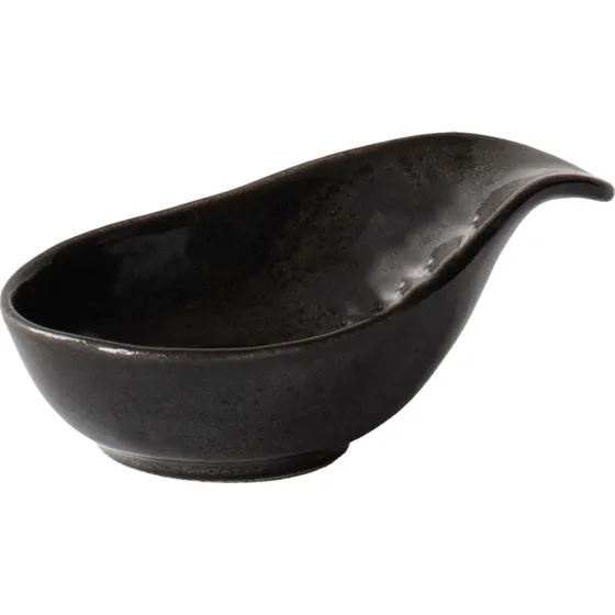 Tell Me More Fenix serveringsskål mini 8x12 cm Brun-sort