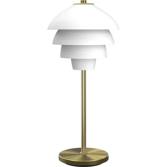 Belid Valencia bordlampe 41 cm mat hvid/messing (G9)