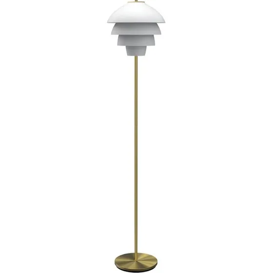 Belid Valencia gulvlampe 151 cm hvid/messing E27