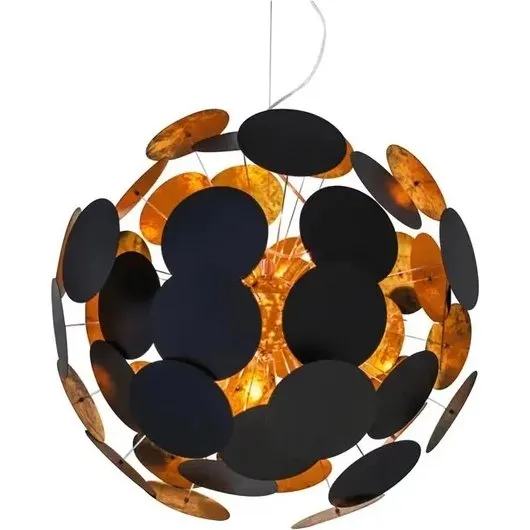 By Rydns Planet Pendel 50 cm Sort/Guld