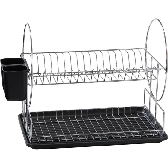 Dorre Disa opvaskestativ 2-plan 32x47 cm, forkromet jern