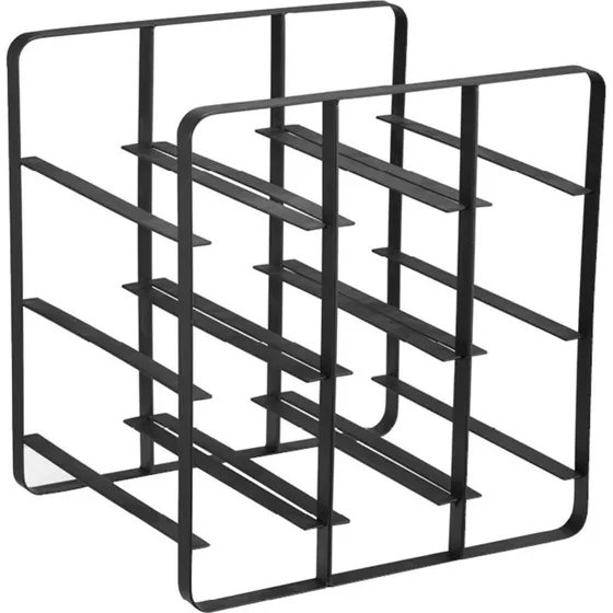 Dorre Vinia vinstativ matsort jern til 9 flasker (30 cm)