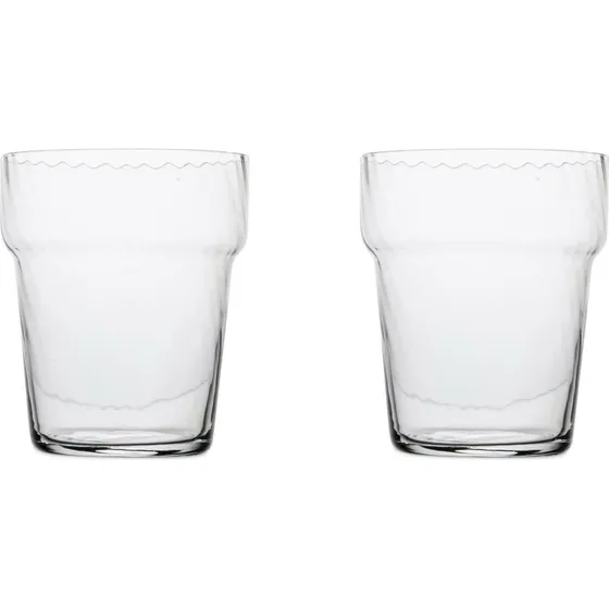 Byon Opacity vandglas 30 cl klar  2-pak