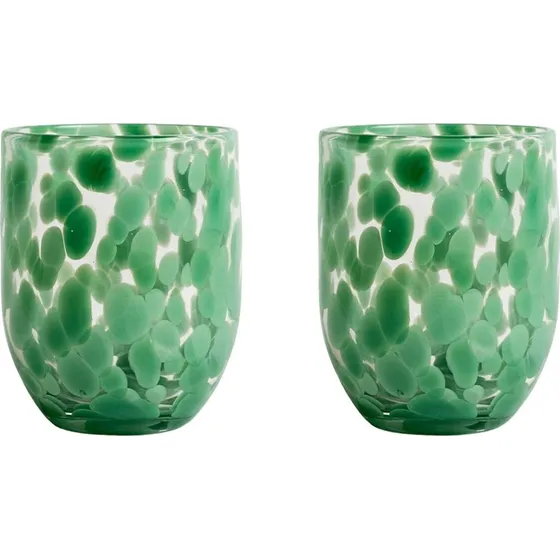 Byon Messy glas 30 cl, 2-pak grn