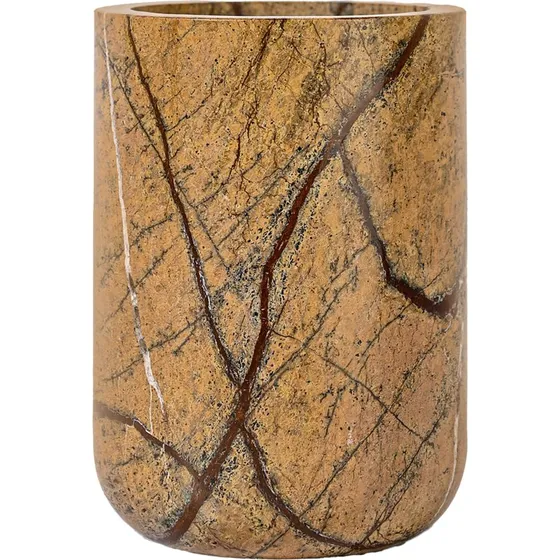 Sagaform Sten vinkler 12,5 cm  brun skovmarmor