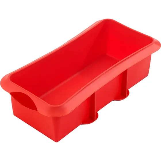 Lku bageform i silikone 28 cm, rd