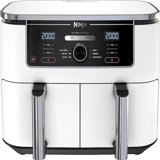 Ninja Foodi MAX AF400EUWH - Dobbelt airfryer 9,5 L, hvid