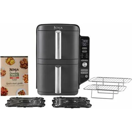 NINJA SL400EU Double Stack Airfryer 9,5 L  2 skuffer, gr, 2470W