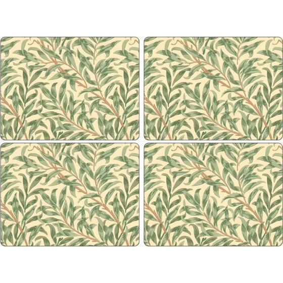 Spode Willow Bough dkkeserviet 30x40 cm 4-pak, grn