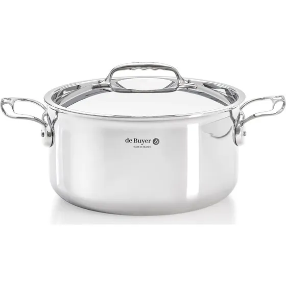 De Buyer Affinity stegegryde med lg 20 cm, 3,4 L