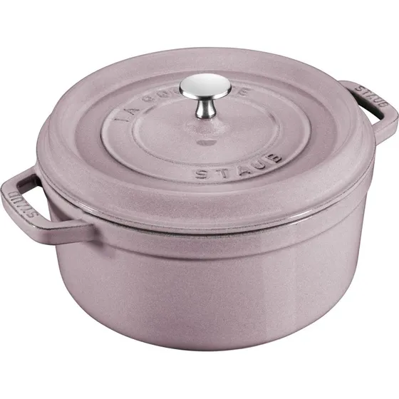 Staub La Cocotte rund støbejernsgryde 5,2 L, 26 cm - Cherry Blossom