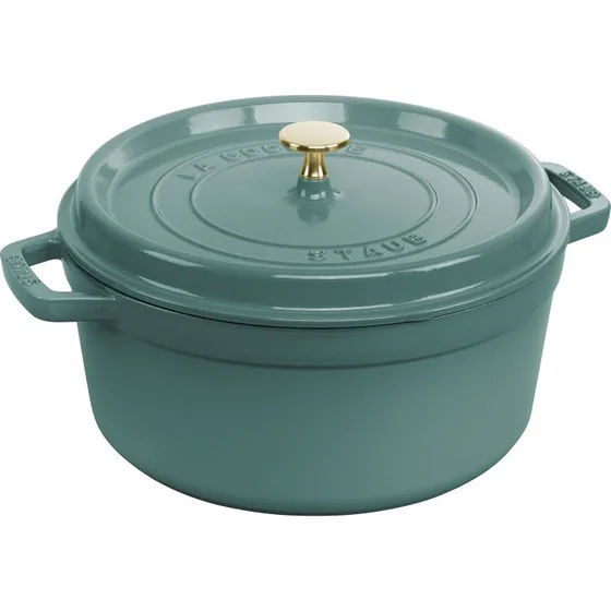 Staub La Cocotte støbejernsgryde 26 cm, eukalyptus