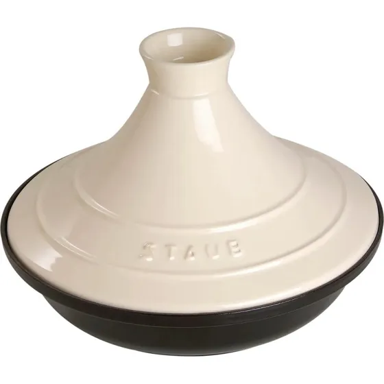 STAUB Tajine 28 cm, 2 L  sort/creme