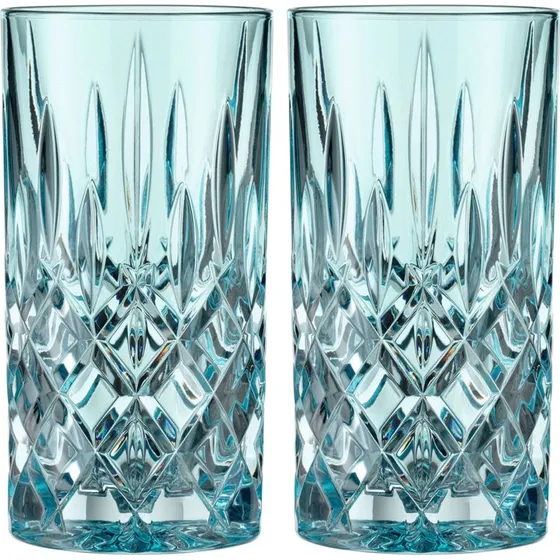 Nachtmann Noblesse longdrinkglas 39,5 cl, aqua, 2-pak