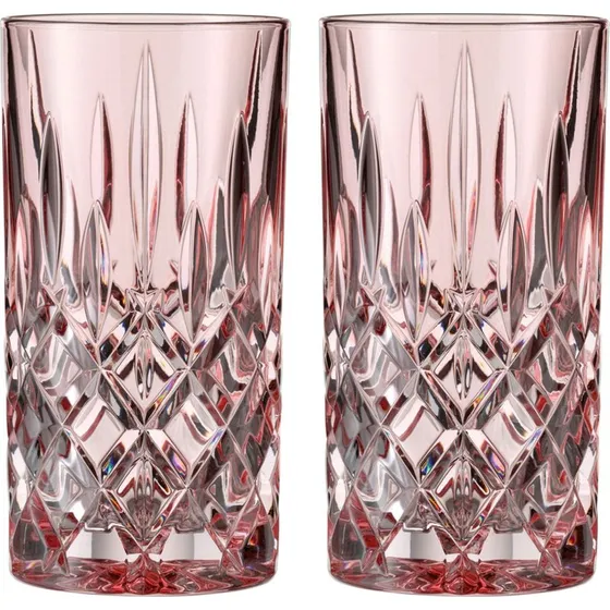 Nachtmann Noblesse longdrinkglas 39,5 cl, 2 stk rosé