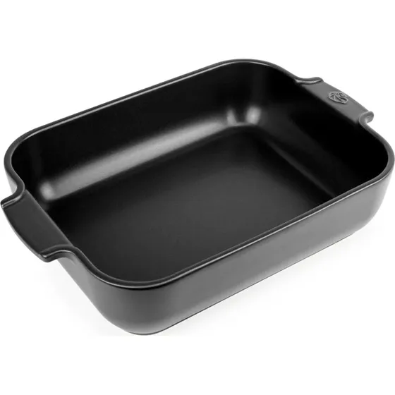 Peugeot Appolia rektangulrt ovnfad 16x25 cm satin sort