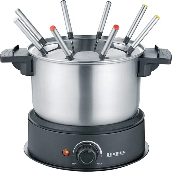 Severin FO 2470 Elektrisk fonduegryde 1,4 L  sort/rustfrit stl