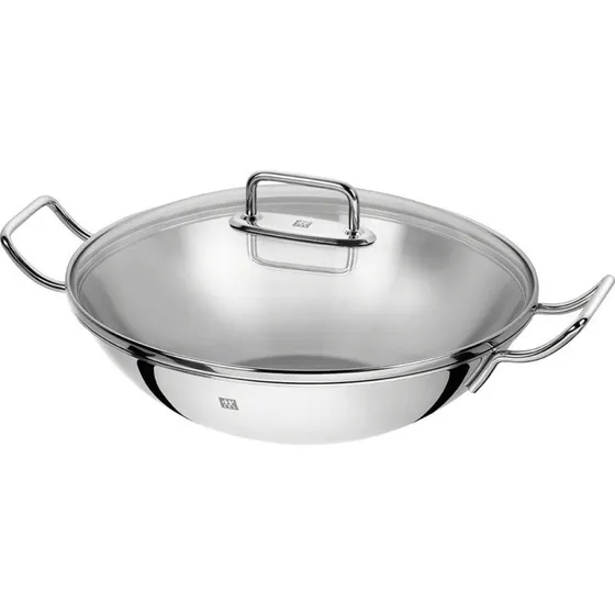 Zwilling Plus wok 32 cm med glaslg