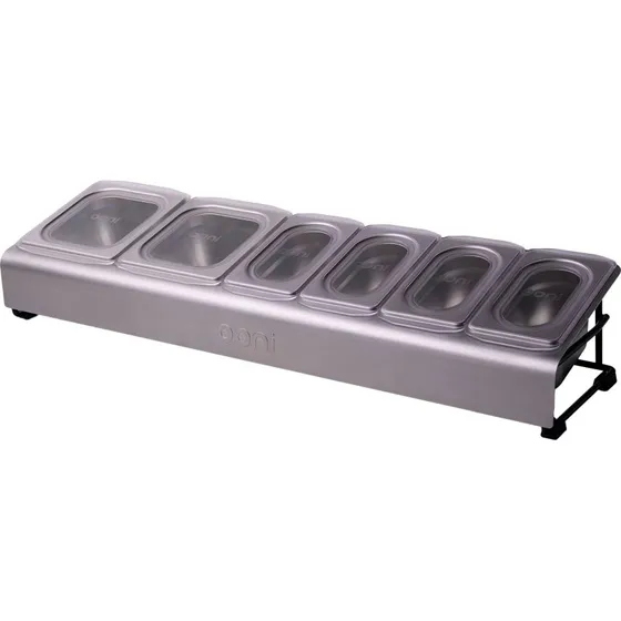 Ooni Pizza Topping Station - rustfrit stl
