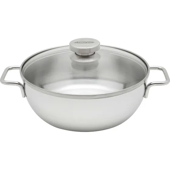 Demeyere Apollo gryde 28 cm, 4,8 L med glaslg