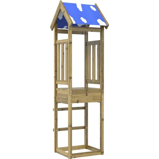 Legetrn i imprgneret tr 52,5x46,5x208 cm  Brun