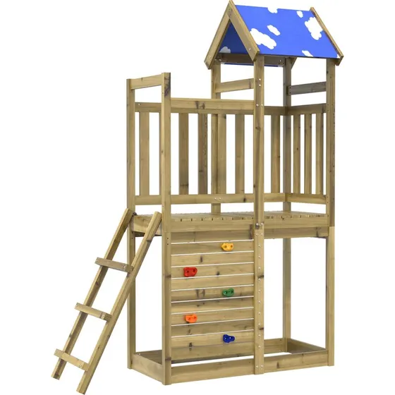 Legetrn i imprgneret tr, brun 110,552,5215 cm