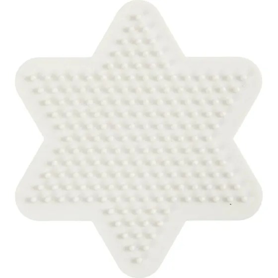 BioBeads Perleplade Midi - Stjerne 9,8x9,8 cm