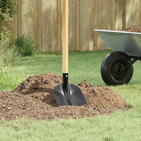 Skovlhoveder 4 stk, sort 34,5 x 24 cm  pulverlakeret stl