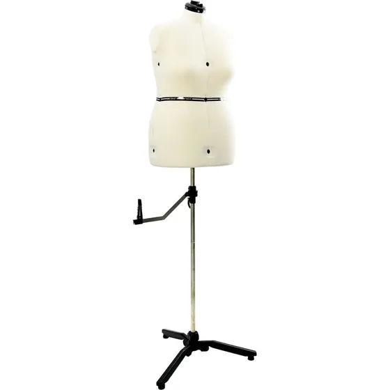 Justrbar kjoleform i creme fljl til kvinder