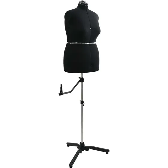 Justerbar kjoleform kvinde L - Sort fljl