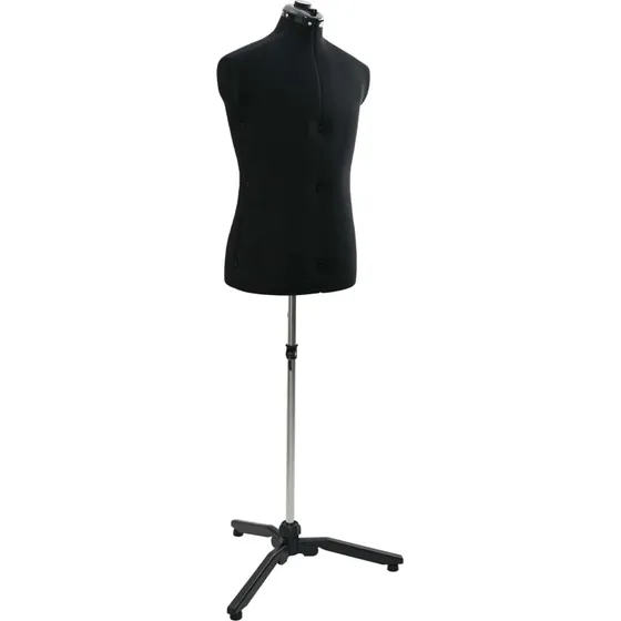 Justerbar kvindelig kjoleform 37,545,5" sort