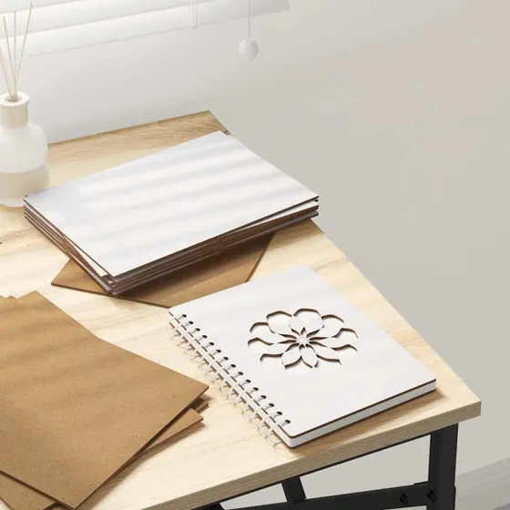 Dekorative trpaneler 12 stk hvid 15x21 cm