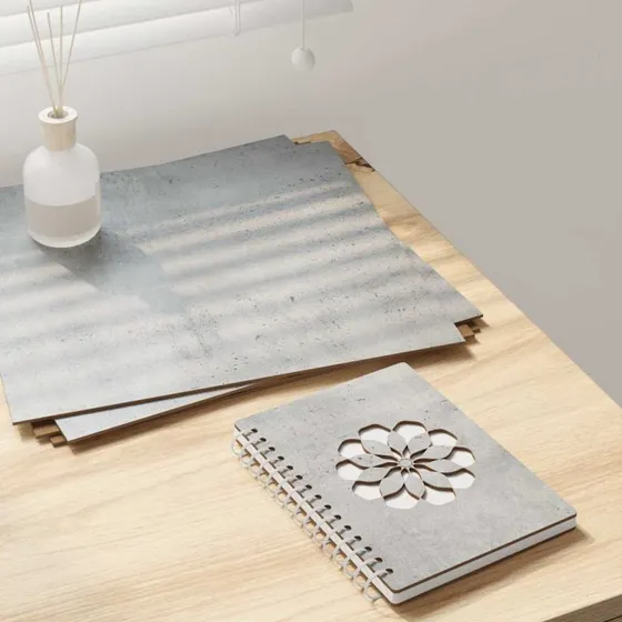 Dekorpaneler 12 stk 30x30 cm  Betongr konstrueret tr