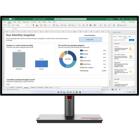 Lenovo ThinkVision P27h-30 27" QHD IPS USB-C