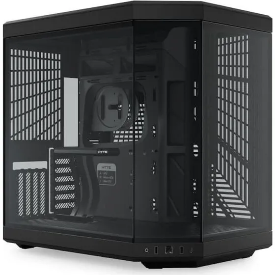 HYTE Y70 Black ATX miditower med panoramavindue