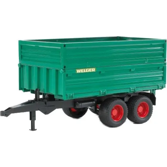 Bruder Tipvogn med aftageligt lg, tandemaksel - grn