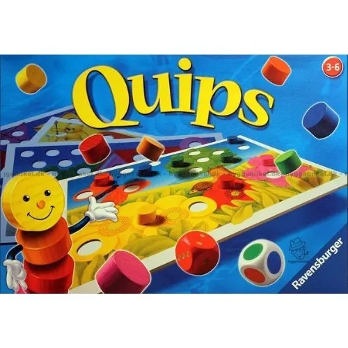 Quips farverigt lrings-terningspil til 3-6 r