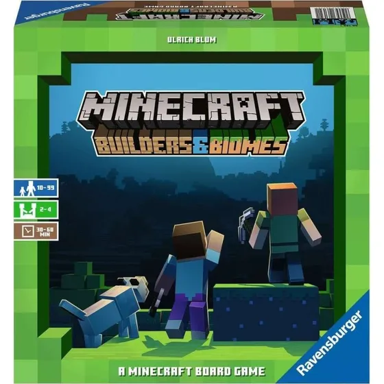 Ravensburger Minecraft Builders & Biomes brætspil