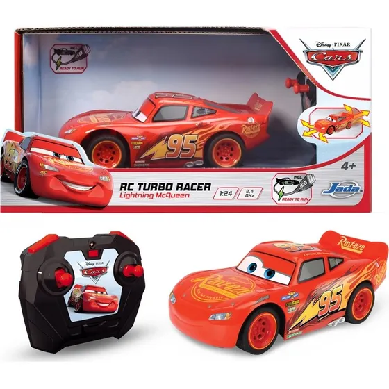 Disney Cars RC Lightning McQueen Turbo Racer 1:24, 17 cm