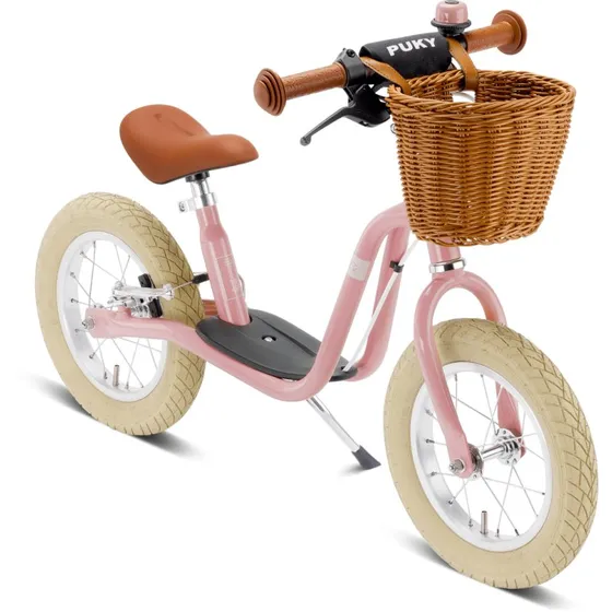 PUKY LR XL BR Classic - Løbecykel med bremse, retro rosé
