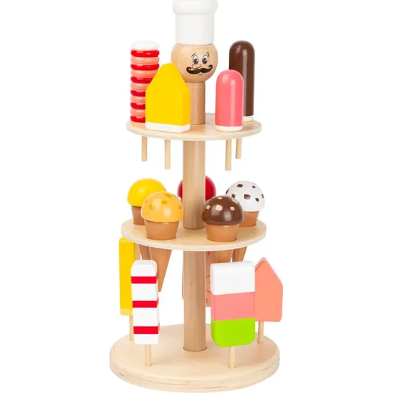 Small Foot Luigi træ-isstand, 16 dele (Ø15 × H32 cm)